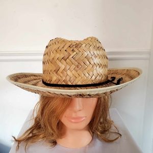 Vintage Straw Hat Large